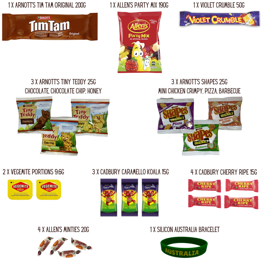 Australian candy hot sale box