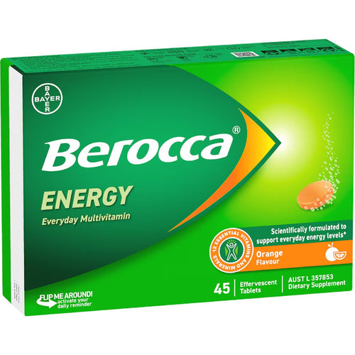 Berocca Orange Effervescent — 45 Tablets