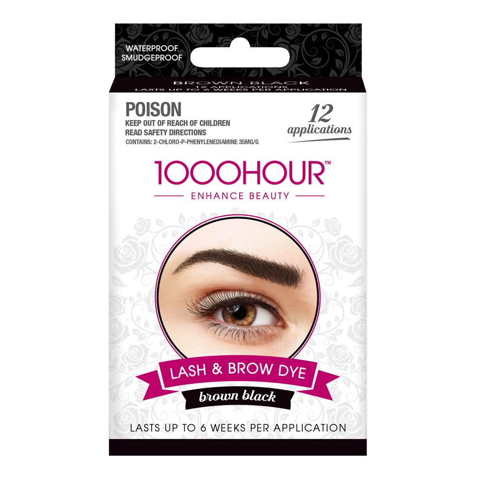 1000HOUR Lash & Brow Dye - Brown Black