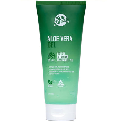 Sun Zapper After Sun Aloe Vera Gel 200mL — Cooling Gel with Vitamin E & Panthenol