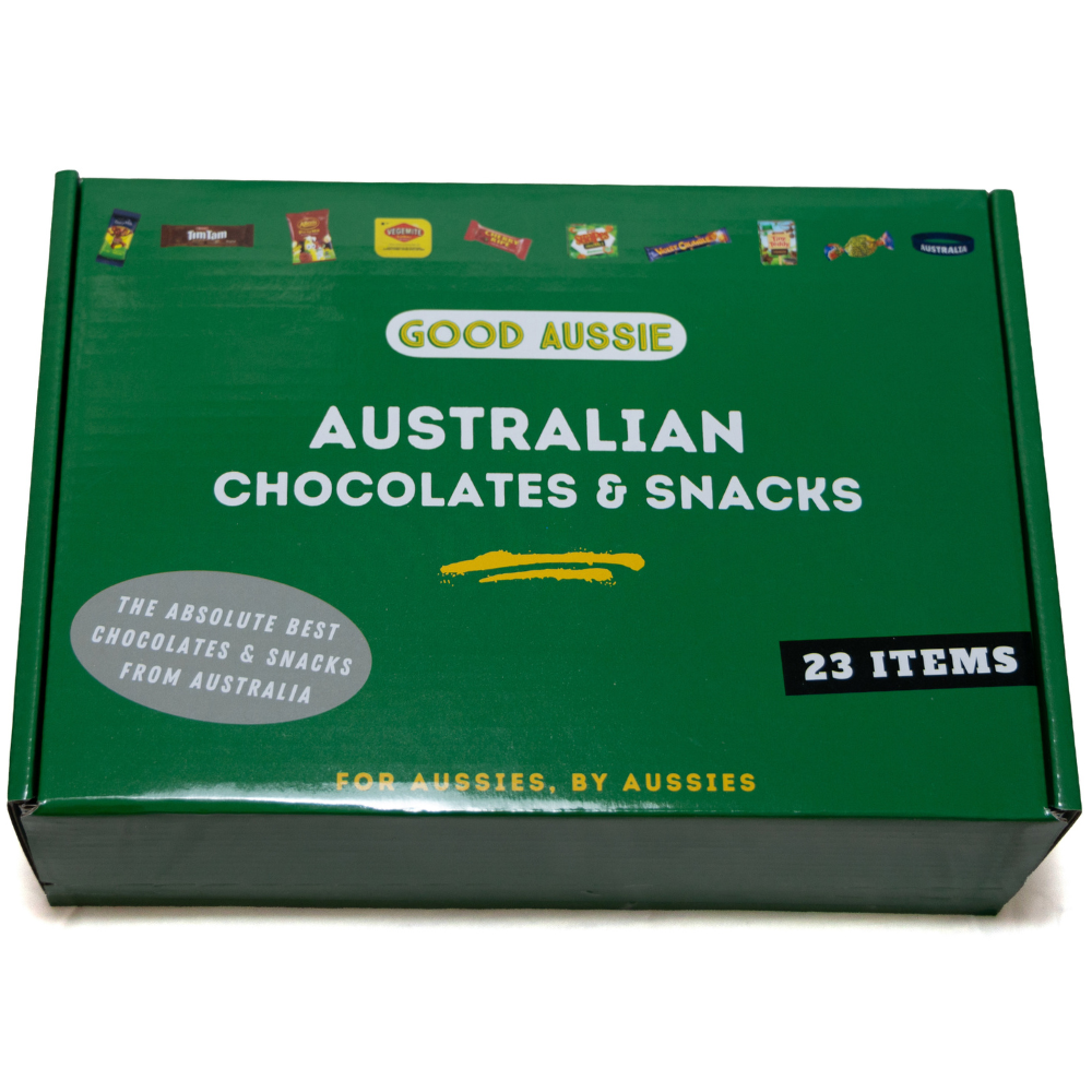 GOOD AUSSIE - Australian Candy and Snack Box - 23 Items - Best Food from Australia
