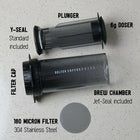 Delter Coffee Press — Smoked Grey (with Metal Filter) thumbnail 2