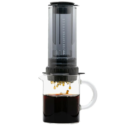 Delter Coffee Press — Smoked Grey (with Metal Filter)