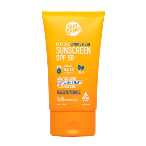 Sun Zapper Extreme Sports Mesh Sunscreen SPF 50+ – Breathable, Sweat Resistant, 90mL