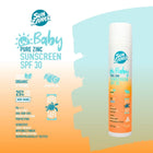 Sun Zapper Pure Zinc Baby Sunscreen SPF 30 – Organic, Reef Safe, Fragrance Free, 6 Months+ thumbnail 2