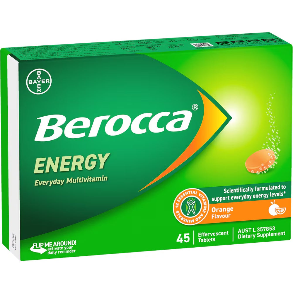 Berocca Orange Effervescent — 45 Tablets