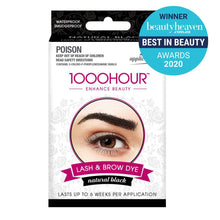 Load image into Gallery viewer, 1000HOUR Lash &amp; Brow Dye - Natural Black.
