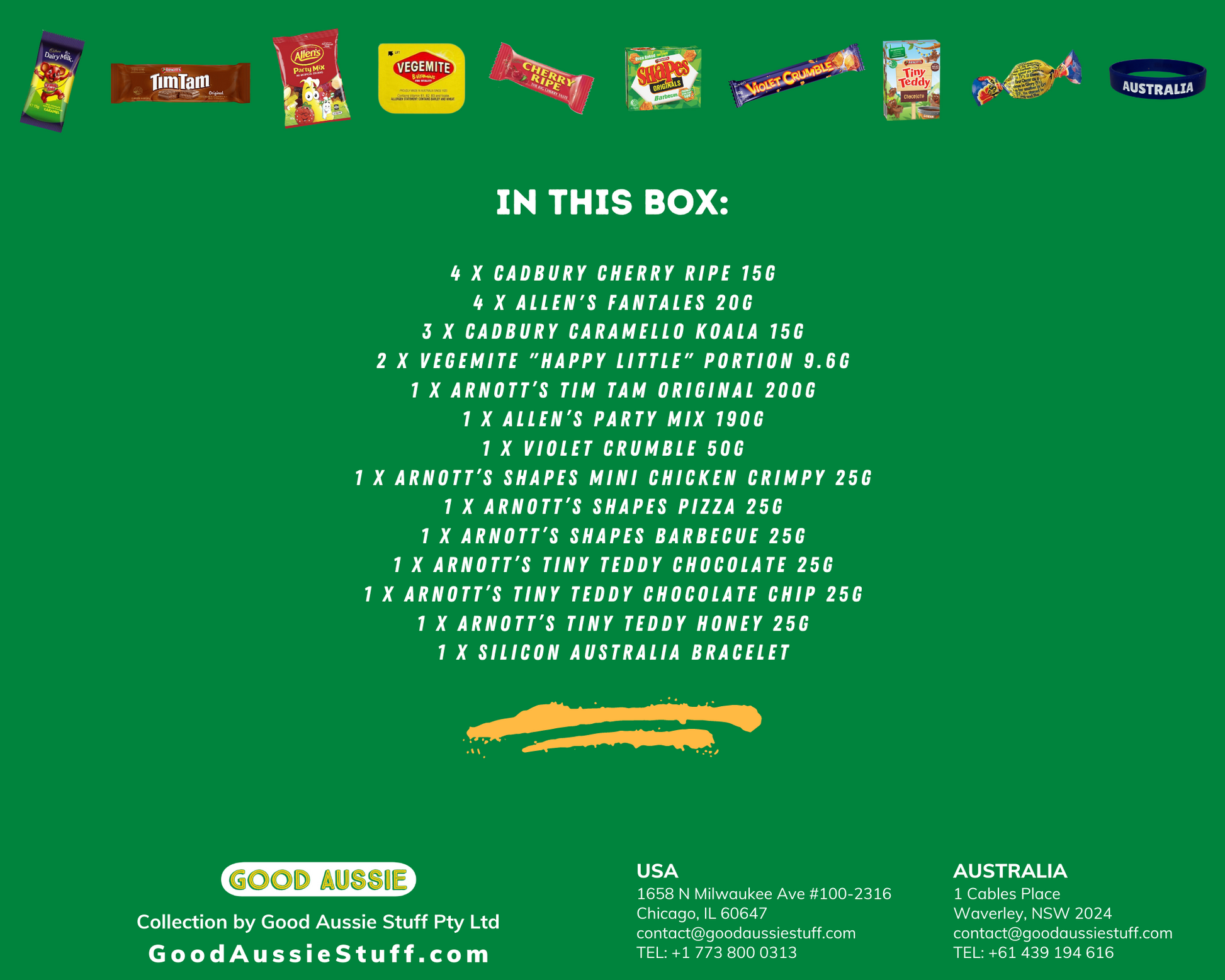Best of Australia Chocolate & Snack Box - By Good Aussie.