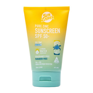 Sun Zapper - Pure Zinc Sunscreen Lotion 100mL SPF 50+ 25% Zinc